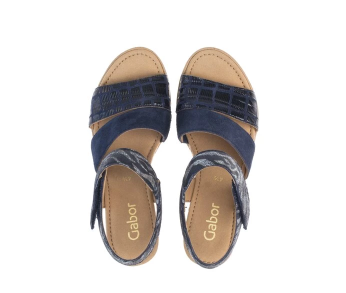 Blue Women's Gabor Sandals | US61ZIFKY