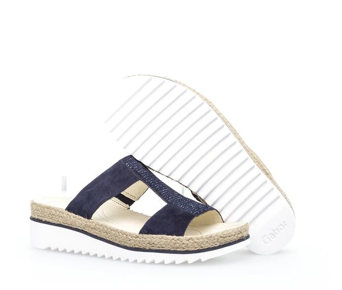 Blue Women's Gabor Sandals | US65MXOVH