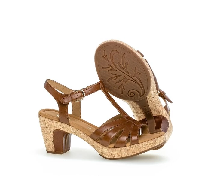 Brown Women's Gabor Sandals | US04TKSIX