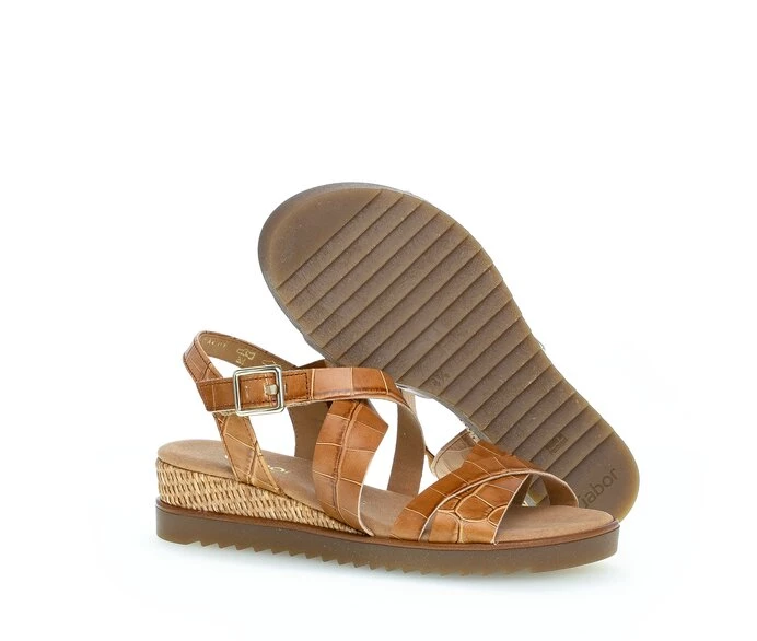 Brown Women's Gabor Sandals | US46JPQWU