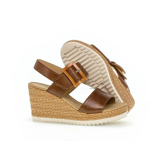 Brown Women's Gabor Sandals | US58OFKTZ