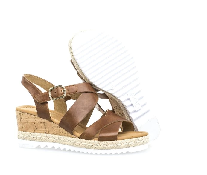 Brown Women's Gabor Sandals | US96LTYQP