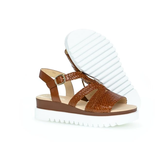 Brown Women's Gabor Sandals | US98GXZVP