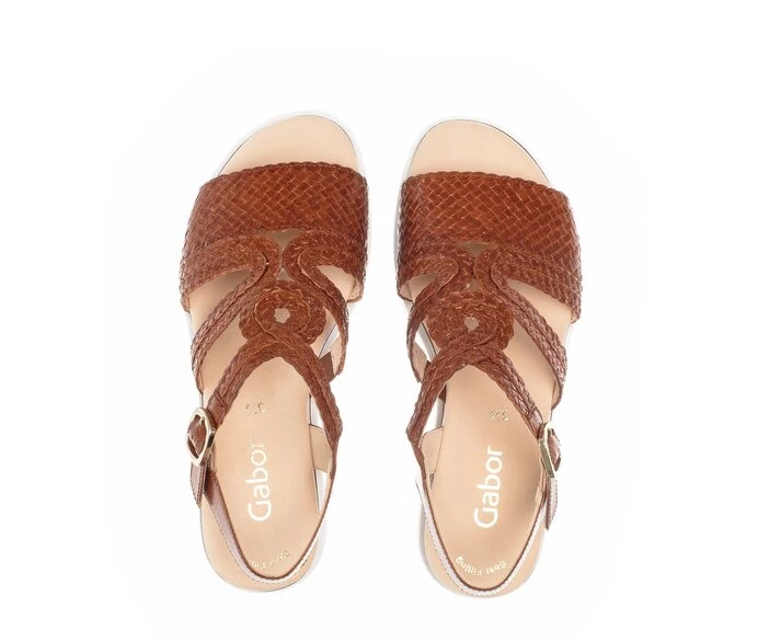 Brown Women's Gabor Sandals | US98GXZVP