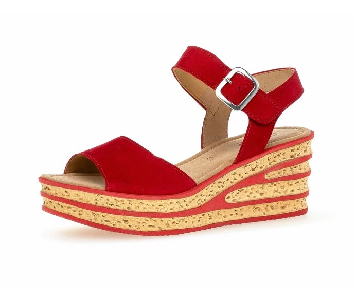 Red Women's Gabor Sandals | US18KPEXD