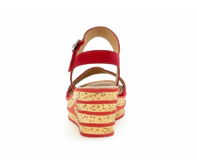 Red Women's Gabor Sandals | US18KPEXD