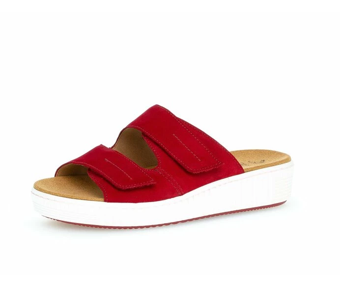 Red Women's Gabor Sandals | US49ISWNQ