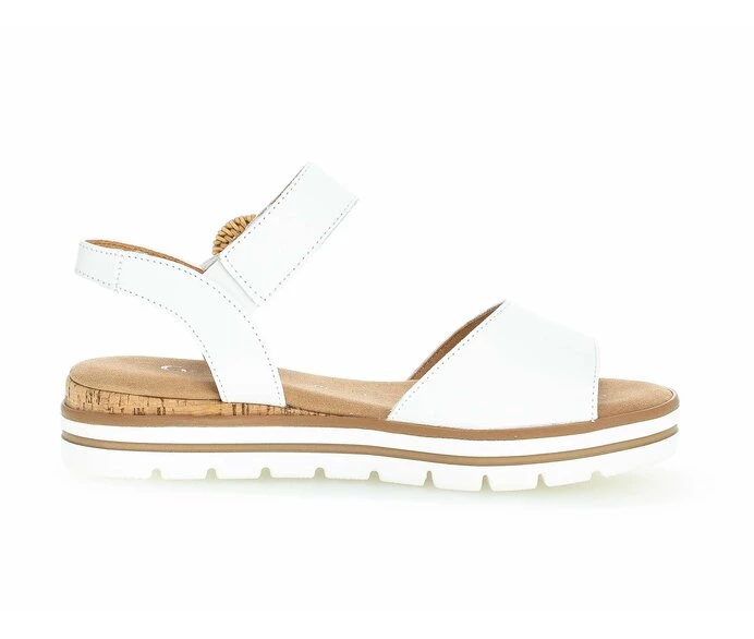 White Women's Gabor Sandals | US09KPVRN