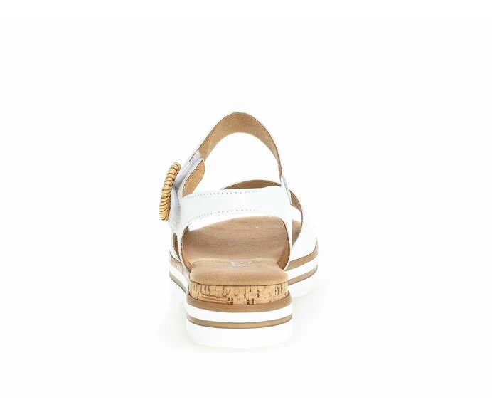 White Women's Gabor Sandals | US09KPVRN