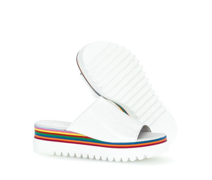 White Women's Gabor Sandals | US14VXGFE