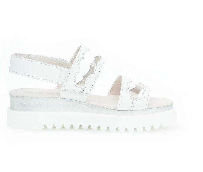 White Women's Gabor Sandals | US15UYVOA