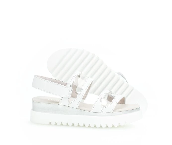 White Women's Gabor Sandals | US15UYVOA