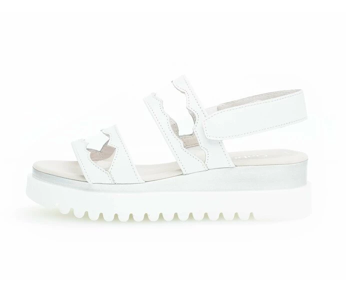 White Women\'s Gabor Sandals | US15UYVOA