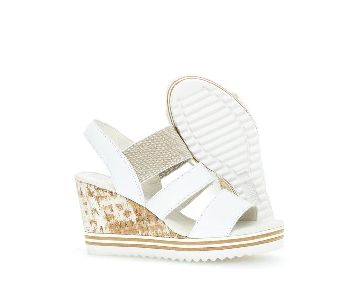 White Women's Gabor Sandals | US16EQXYN