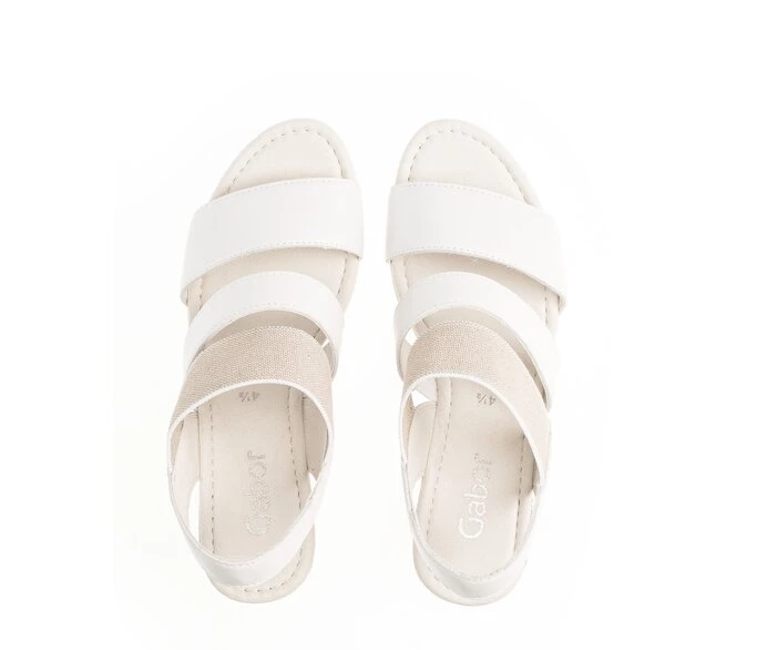 White Women's Gabor Sandals | US16EQXYN