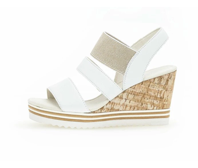 White Women\'s Gabor Sandals | US16EQXYN