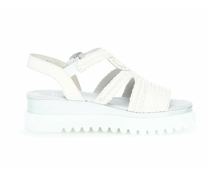 White Women's Gabor Sandals | US42MAICL