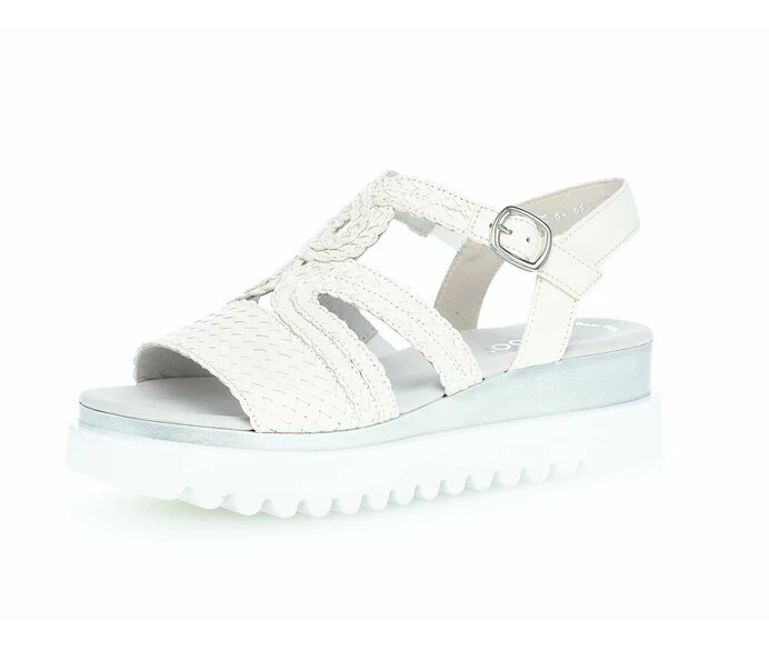 White Women's Gabor Sandals | US42MAICL