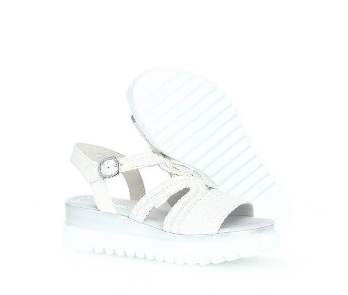 White Women's Gabor Sandals | US42MAICL