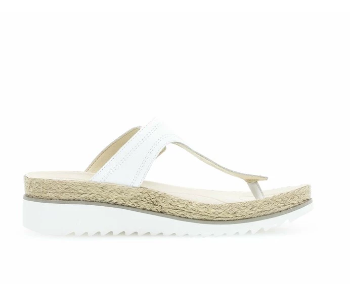 White Women's Gabor Sandals | US63BYZRF