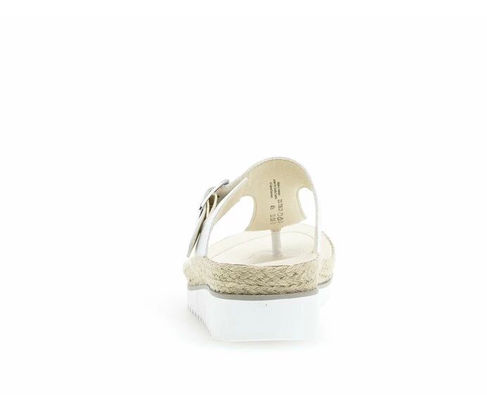 White Women's Gabor Sandals | US63BYZRF