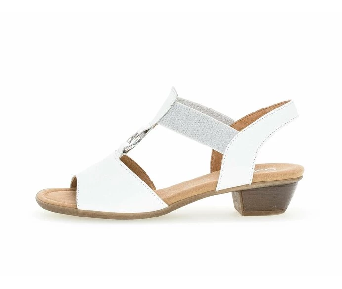 White Women\'s Gabor Sandals | US63XRBYF