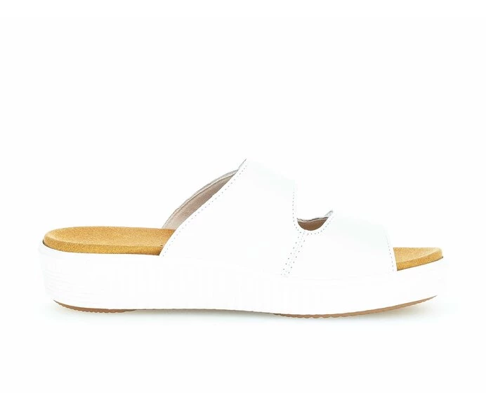 White Women's Gabor Sandals | US64NXVGH