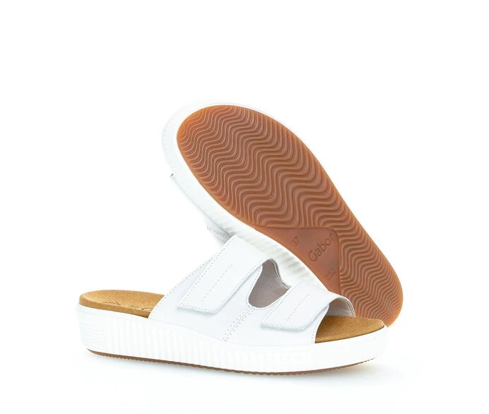 White Women's Gabor Sandals | US64NXVGH