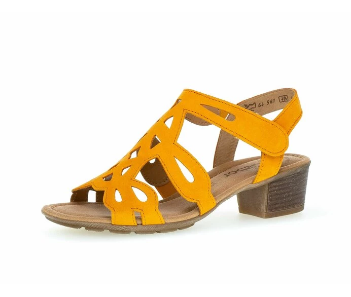 Yellow Women's Gabor Sandals | US15TEXDC