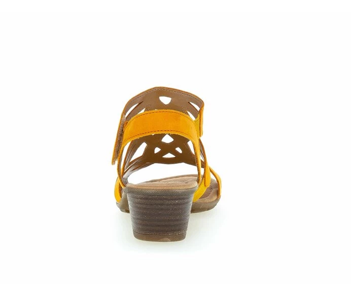 Yellow Women's Gabor Sandals | US15TEXDC