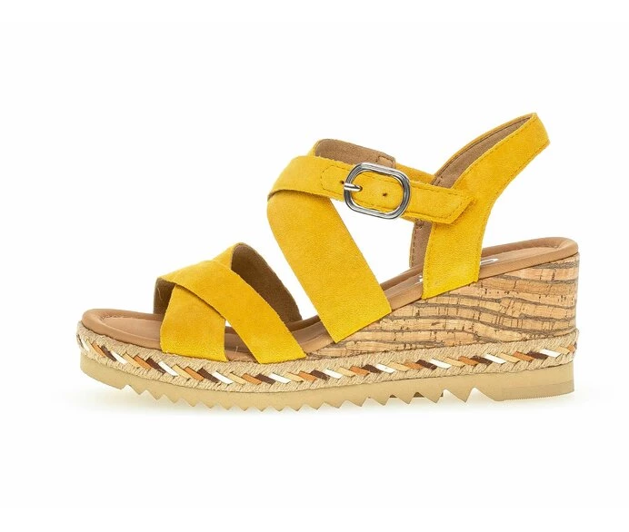 Yellow Women\'s Gabor Sandals | US18XMAFU