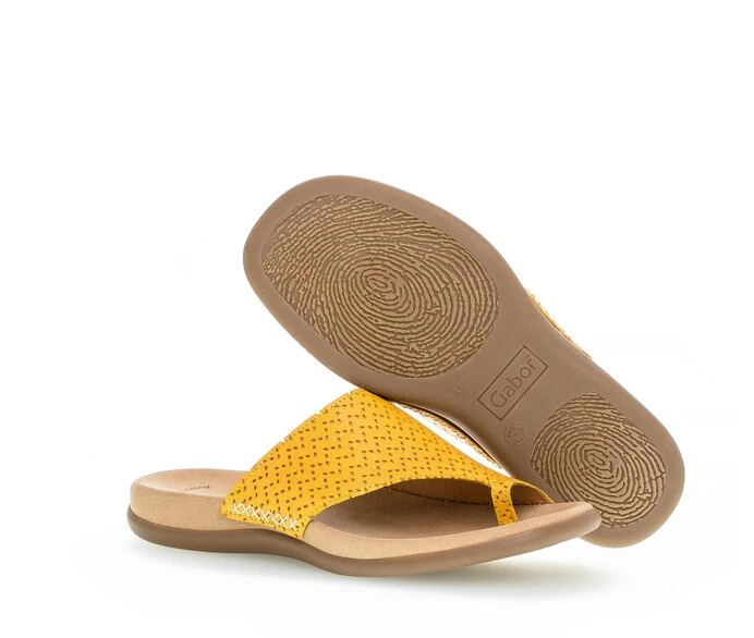 Yellow Women's Gabor Sandals | US20SMUNA