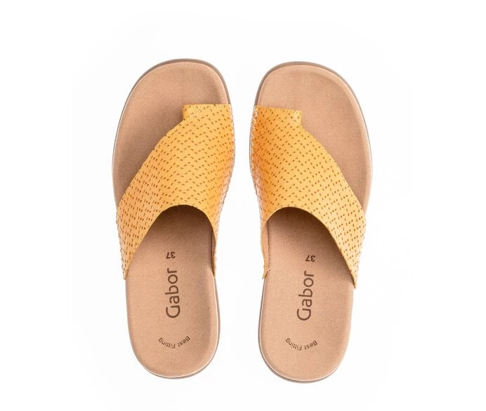 Yellow Women's Gabor Sandals | US20SMUNA