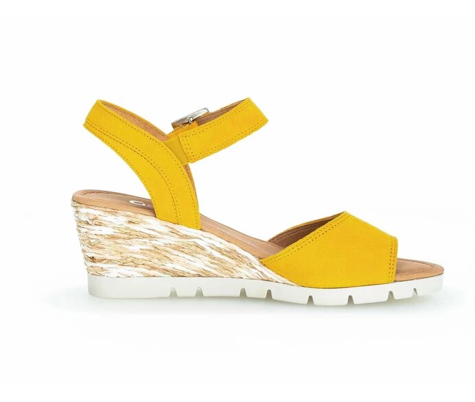 Yellow Women's Gabor Sandals | US51SVFKI